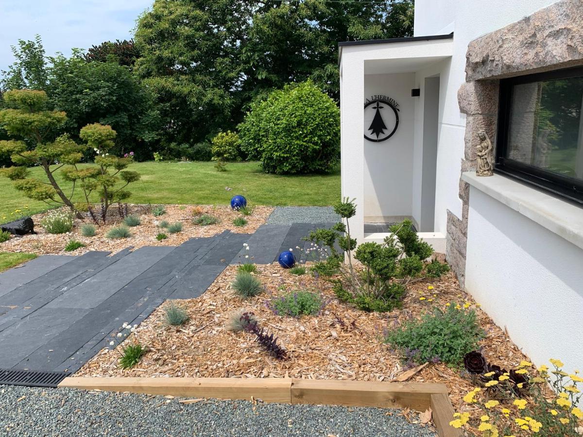 L'hermine Vue Exceptionnelle, Prestation Luxe Contemporaine Avec Cinema Et Spa, Borne Voit électrique Villa Perros-Guirec